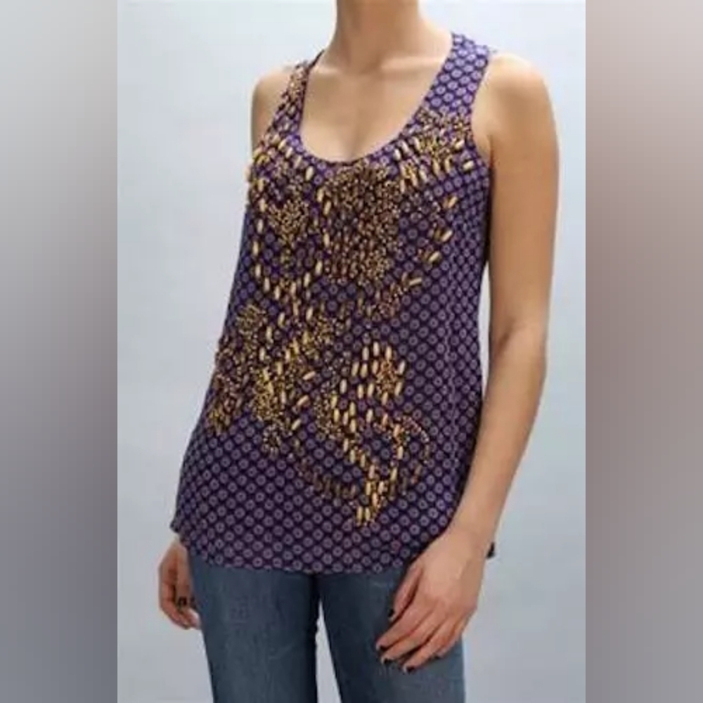 NANETTE LEPORE DON'T CRY FOR ME TOP SZ 8 in EUC